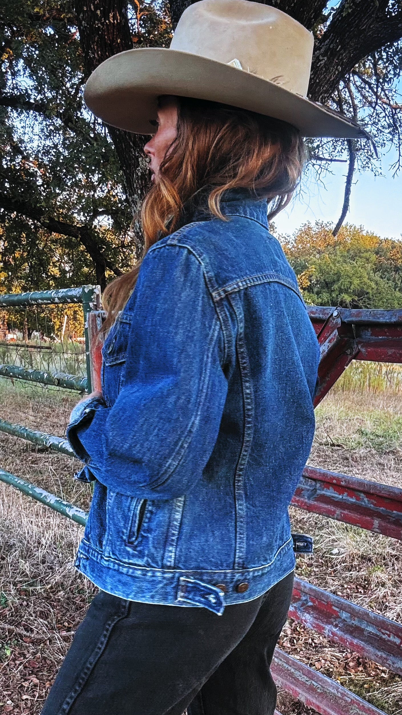 Vintage 90s GAP Pioneer Denim Jacket | Size Large