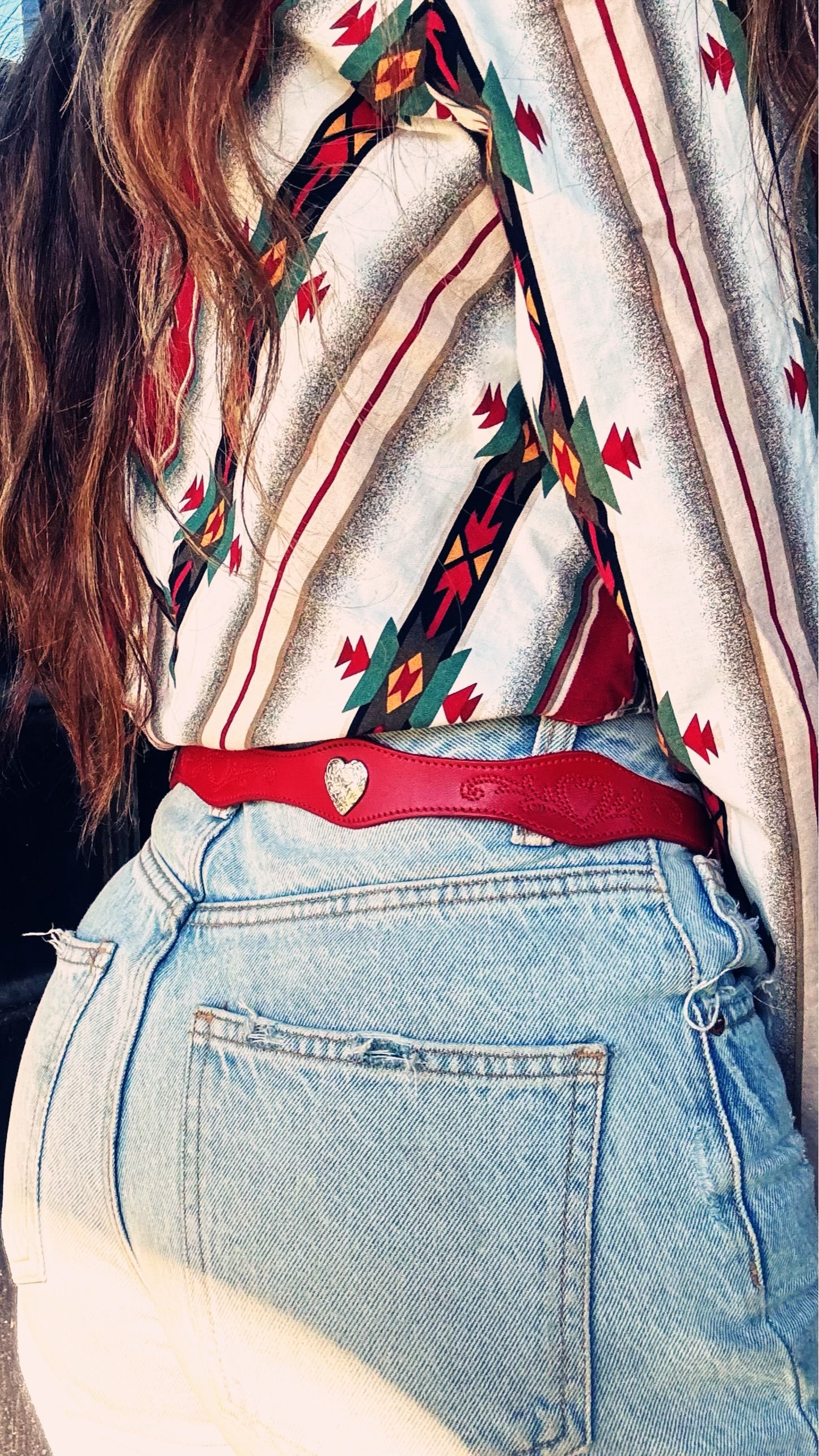 ❤️ “Cowgirl Heartbreaker Belt” – Super Rare Vintage Larry Mahan Double Buckle (Collectors Piece)